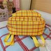 Plaid Schoolbag Women's Lightweight Backpack
