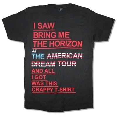 Men s Bring Me The Horizon Crappy Tee T-shirt Medium Black XL