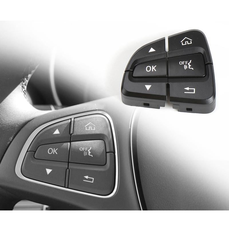 For Mercedes W205 W253 Car Steering Wheel Switch Control Buttons For Benz C GLC Class C200 C220 C260 GLC250 GLC300 2015-