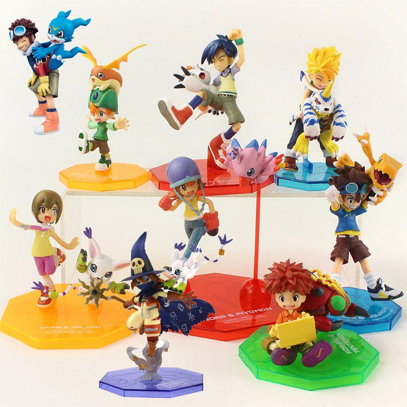 Premium Quality Digimon Digital Monster Action Figure Toys Yagami Taichi Agumon Collectible