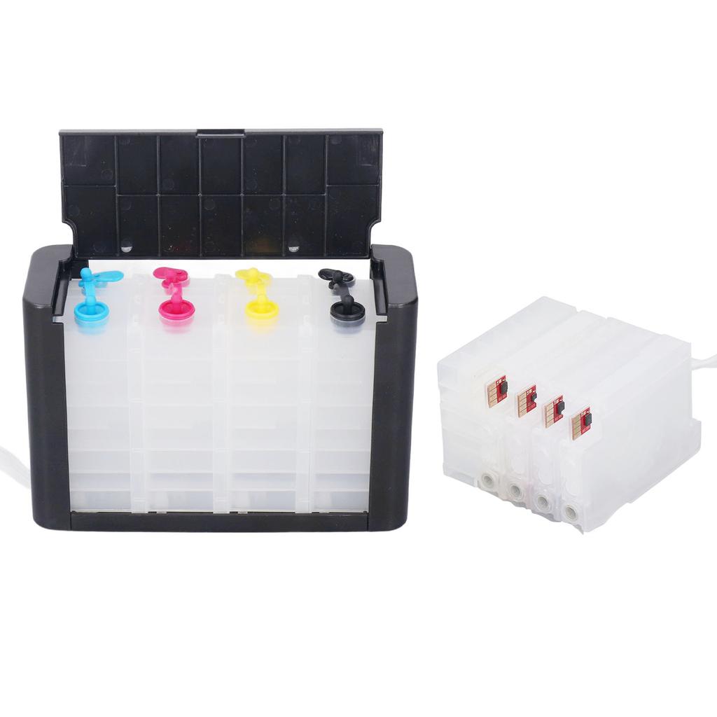 4 Color Refill Printer Ink Cartridge with Permanent Chip No Leakage Continuous Supply Ink Cartridge for HP 954