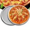 6-12 in Flat for Oven Baking Aluminium Mesh Pizza Screen Baking Tray Net Pizza Tools Kitchen Gadget