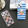 Famous Luxurious P-Paul F-Frank For IPhone 14 13 12 Mini 11 Pro XS Max X XR 14 Plus Tempered Glass Cover