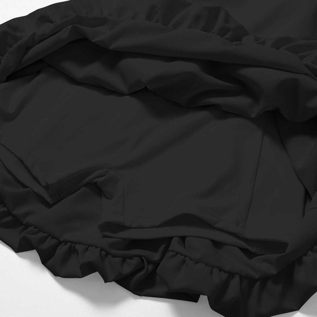 Women's Fashion Solid Color U Neck Sleeveless Vest Pocket Sports Jumpsuit