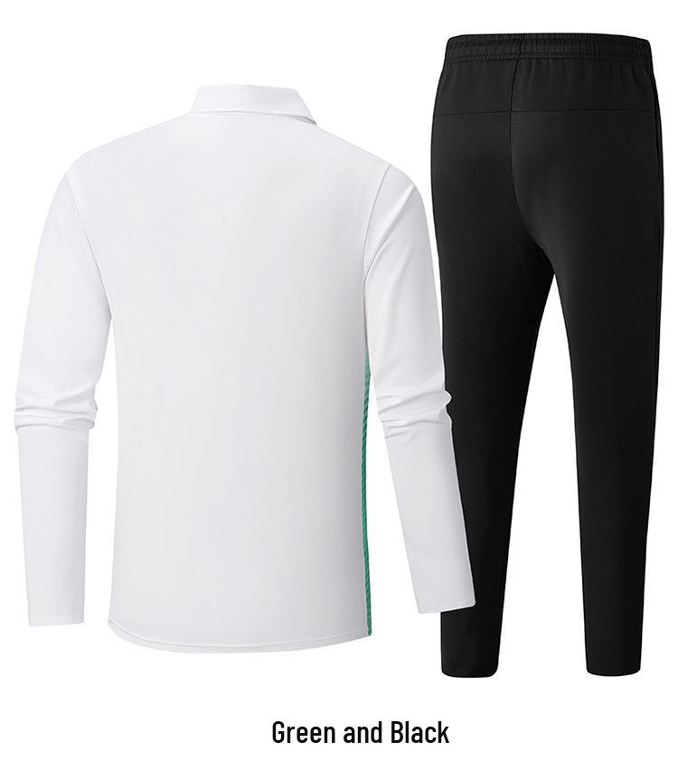 Unisex Spring/Autumn Long-Sleeve Sports Suit: Chinese Team Training Wear & Martial Arts Coach Uniform with Stand-up Collar