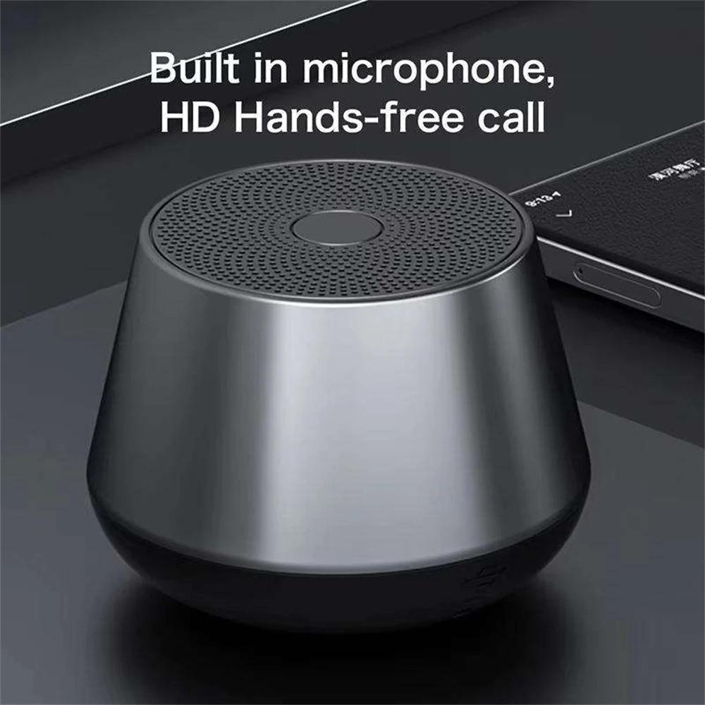 

Mini Bluetooth 5.0 Speaker Big Audio With Deep Bass Sound Outdoor Soundbox Music Portable Camping Loudspeaker чорний