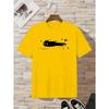 Taglie Europee T-shirt Estiva a Maniche Corte per Bambini, Top con Stampa Cartone Animato per Ragazzi, Caratterizzato da un Design Carino, Adatto per Uscite e Quotidiano