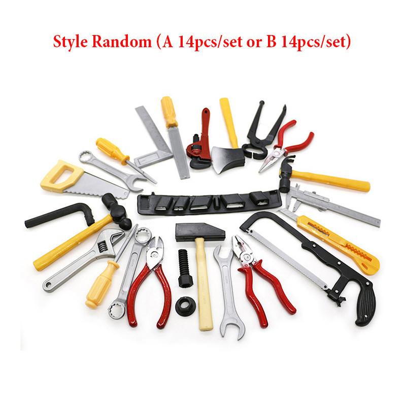 Premium 14pcs Construction Tool Set Toy For Childrens Creative Pretend Play And Learning