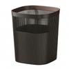 Lightweight Open-Top Wastebasket Compact Plastic with Thick Upper