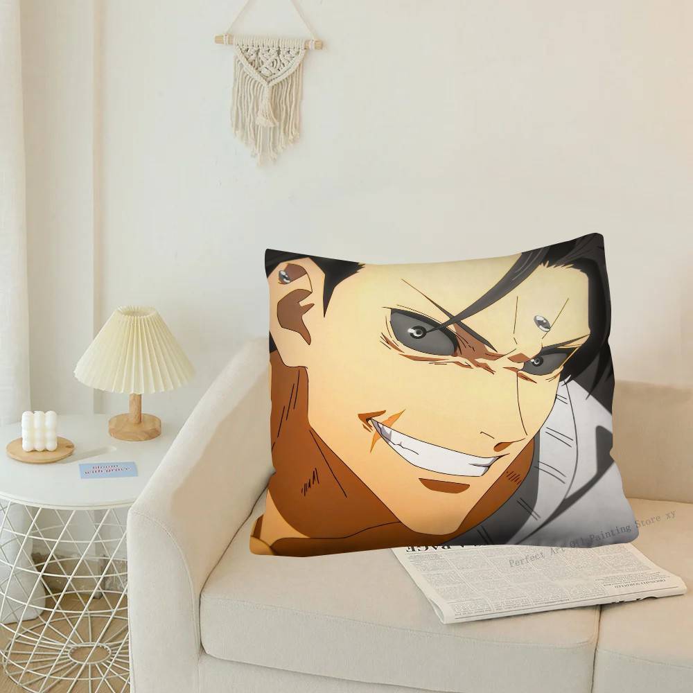 1Pc F-Fushiguros Tojis Pillow Case Fashion Square Pillowcase Bedroom Sofa Room Ins Decoration Leisure