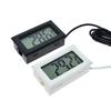 Mini Convenient Digital LCD Thermometer Sensor Hygrometer Gauge Refrigerator Aquarium Monitoring Display Humidity Detector