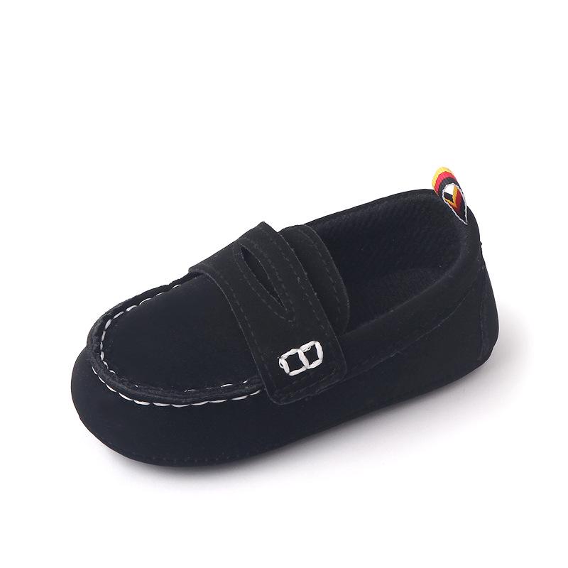 Fashionable British Style Moccasins for Babies, 0-1 Year, Spring/Autumn 2774 13cm чёрный