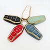 Gold Edge TPU Auto Interior Accessories Car Remote Key Case Fob For BYD Han EV Dolphin Qin Plusdmi Atto 3 Protection Cover Shell