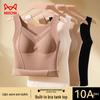 Women's Thermal Padded Cami Vest with Ribbed Lace