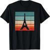 Eiffel Tower Retro Style Vintage T-Shirt