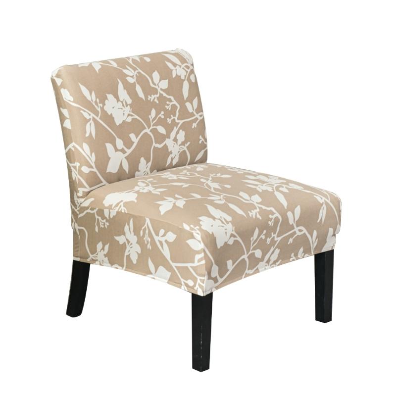 

Armless Chair Cover Color Print Stretchable Chair Slipcover for Living Room Dining Room Hotel Sofa Covers 1PC