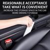 2Pcs Car Seat Gap Fillers Automotive Seat Organizer Large Capacity Easy Installation Universal Car Interior Seat Gap Storage Box