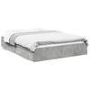 VidaXL Bed Frames with Drawers Concrete Grey 150x200 Cm Engineered Wood, Bed, Storage Bed, Double Bed Frame, Bed 3280653