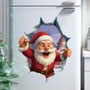 Christmas Decorations Holiday Party Decoration Window Stickers Pvc Static Stickers Window Decorations