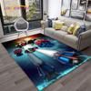 3D Cartoon UFO Robot Grendizer Anime Carpet Rug for Home Living Room Bedroom Sofa Doormat Decor,kids Area Rug Non-slip Floor Mat
