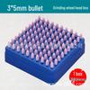 FY Red Corundum Grinding Head 3mm for Metal Mold with Chrome Steel & Ceramic Wheel.