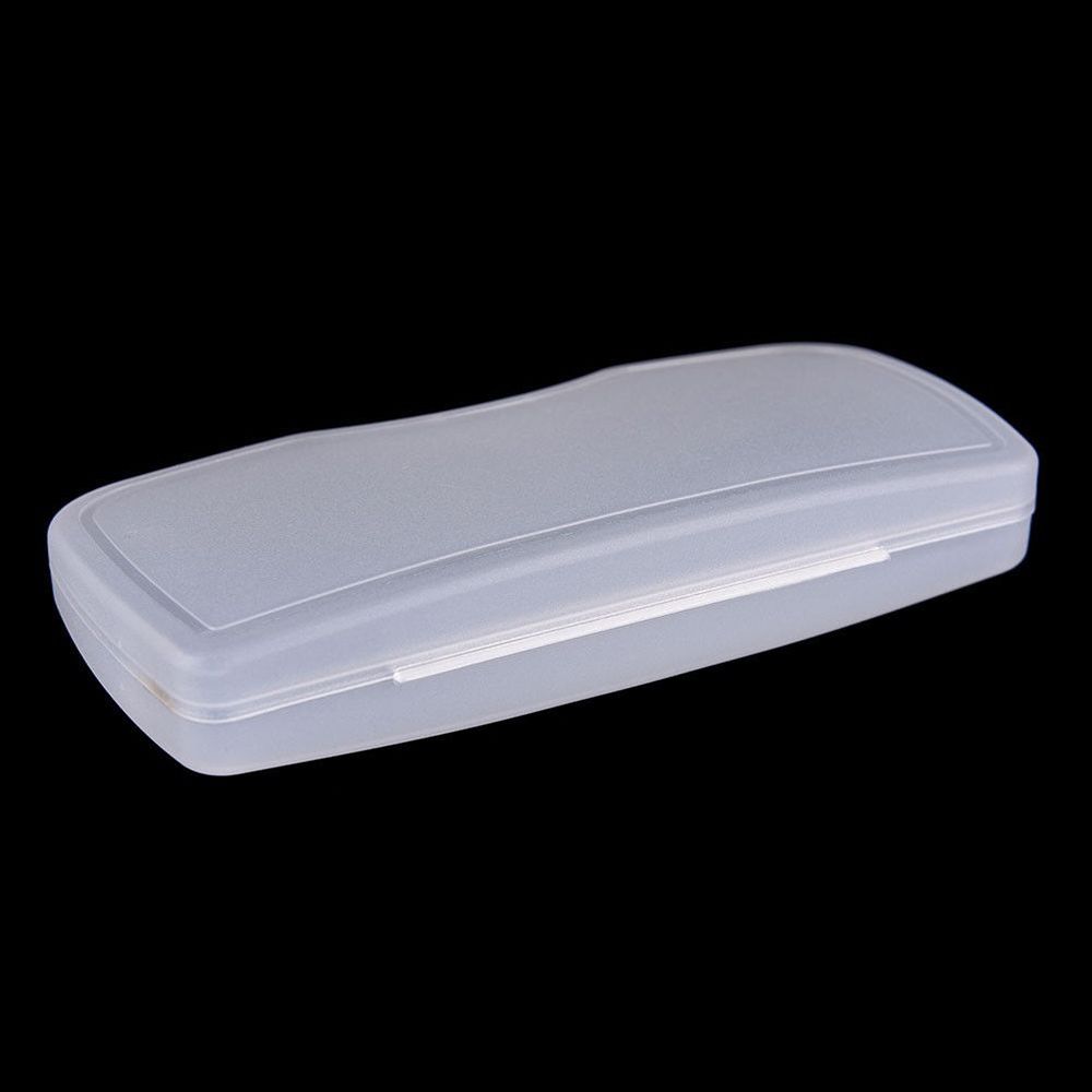 Durable Sunglasses White Transparent Clip Hard Box Eyewear Accessories Glasses Case