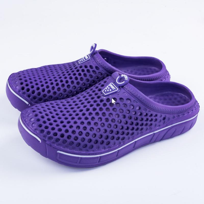 2025 Women Sandals Garden Clogs Couples EVA Slippers Unisex Breathable Beach Sandals Women Flat Slides Plus Size 36-45 WSH3853