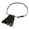 Solid Leather Color Belt Riveted Decoration Pin Closure Casual Outfits Festival