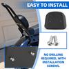 Motorcycle Detachable Passenger Backrest Sissy Bar Rear Leather Back Rest Cushion Pad For Harley Sportster 883 1200 48 2004-up