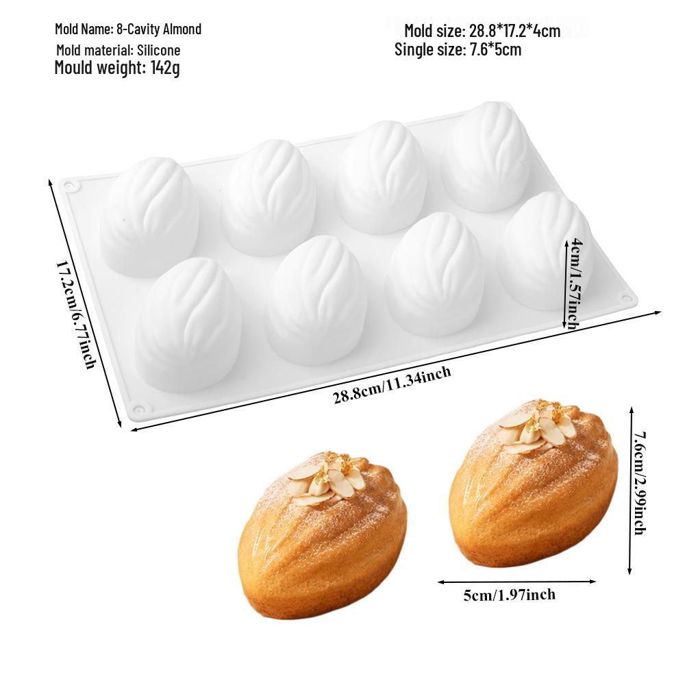 Moldes de Silicona para Mousse de Fruta 3D: Pera, Manzana, Piña, Melocotón, Durian, Frambuesa.