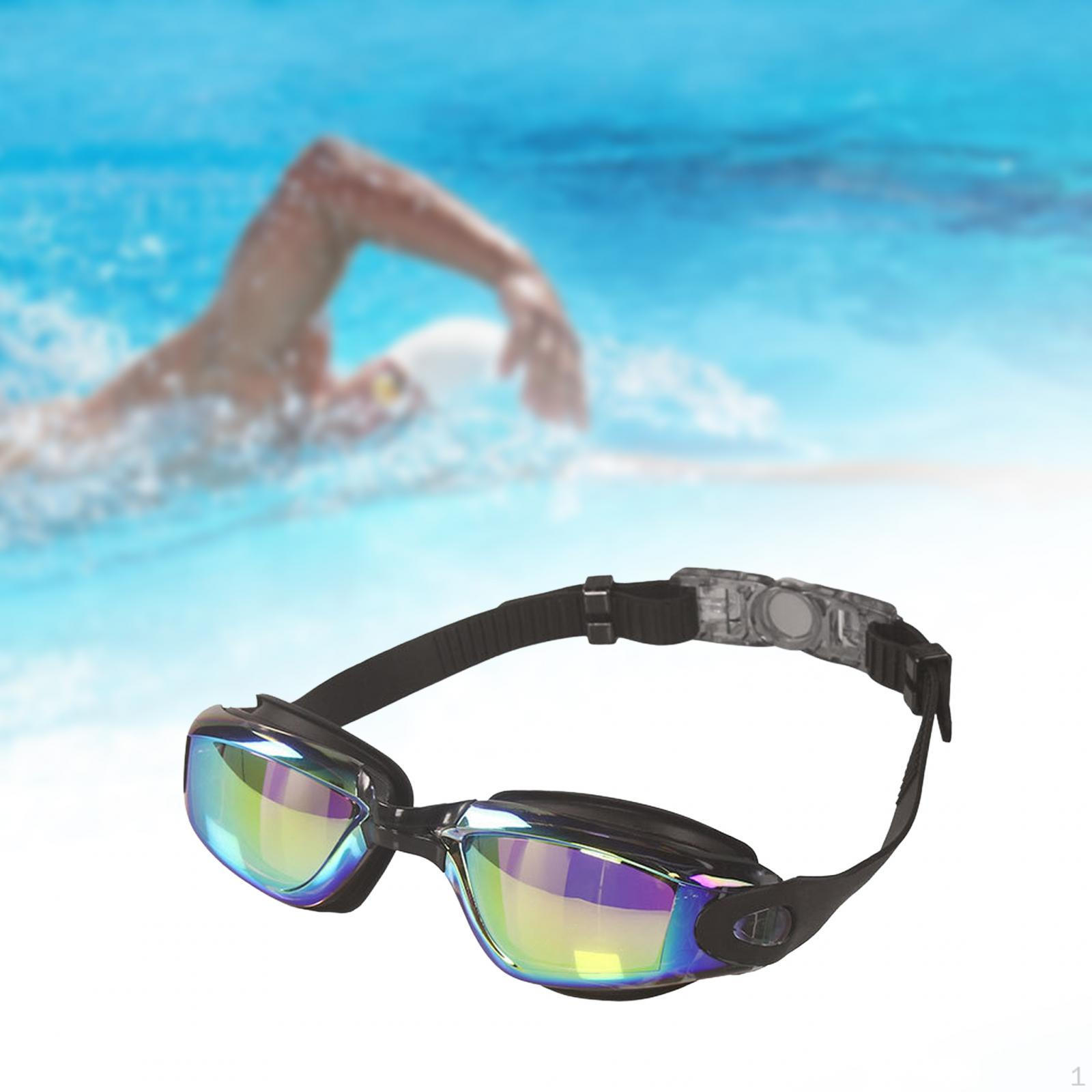 

Очки для плавания для мужчин, женщин, взрослых, очки с прозрачным обзором, герметичные, мягкие, силиконовые, противотуманные, с футляром