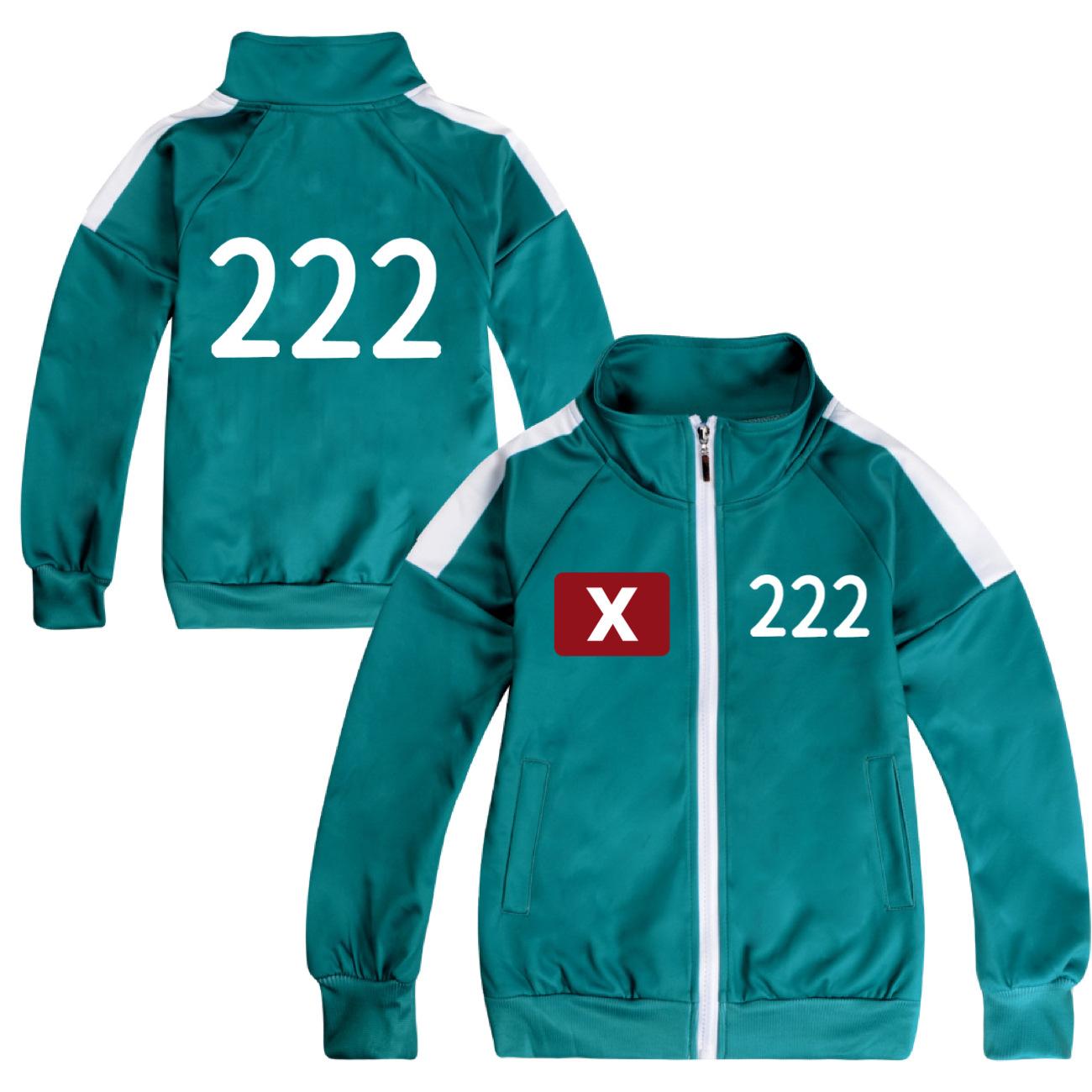 

Детский игровой костюм для мальчиков и девочек, сезон 2, с принтом, с длинными рукавами, на молнии, куртка, комплект X 456 O 230, костюм для косплея на Хэллоуин 140cm