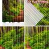2D FLAT PRINTING 2pcs Curtains (Without Rod) Forest Pathway Serenity Holiday Valentine is day Printed Curtains Fabric Curtains