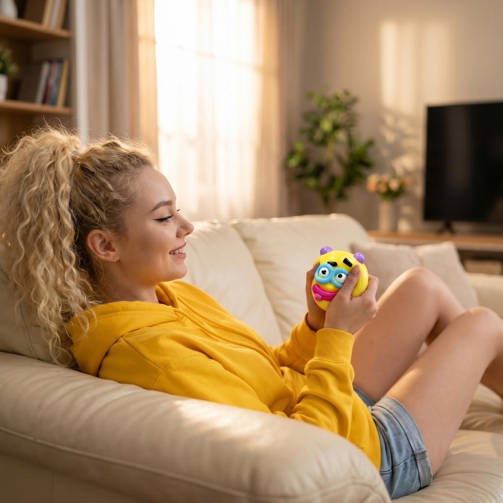 Knetmusik, Langsam, Beruhigend Und Stressabbauendes Spielzeug