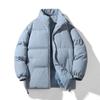 2025 Men's and Women's Stand-up Collar Bread Jackets, Down Warm Thickened Jackets, Couples, American Trend Cotton Clothes
