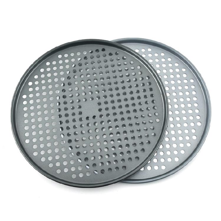 Non-Stick Tray Tools Crispy 14 inch Round with Nonstick Coating for Home Kitchen