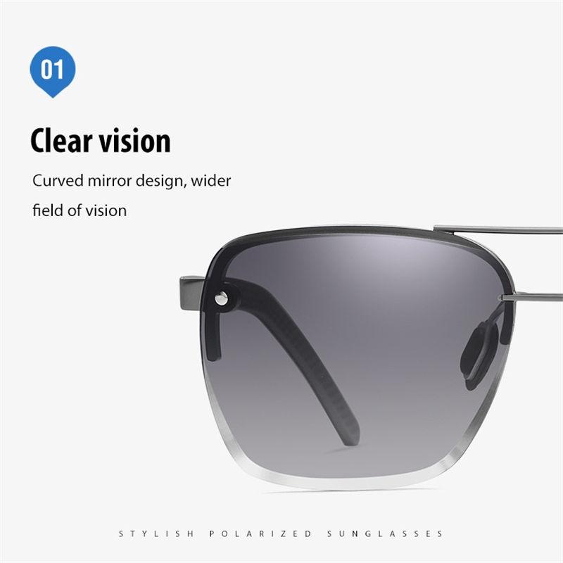 aoron Men Women Sunglasses Gradient Color Fashion Glasses UV400 Anti Glare Driving Fishing Eyeglasses