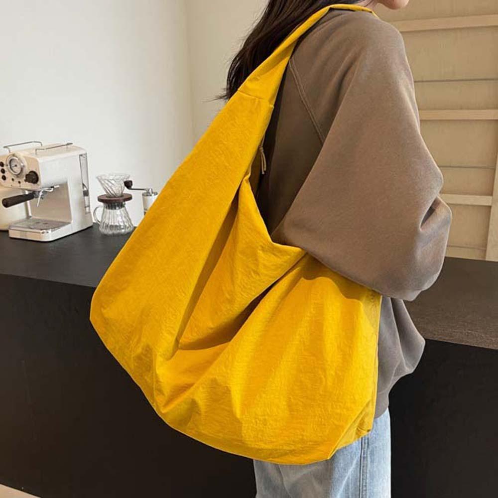 Double Zipper Design Large Capacity Tote Bag Casual Versatile Commuting Handbag Storage Pouch  Work