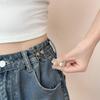 Alloy Butterfly Waist Buckle Butterfly Shape Detachable Clothing Waist Buckle Adjustable No Sew Waist Cinch Buckle Jeans Wear