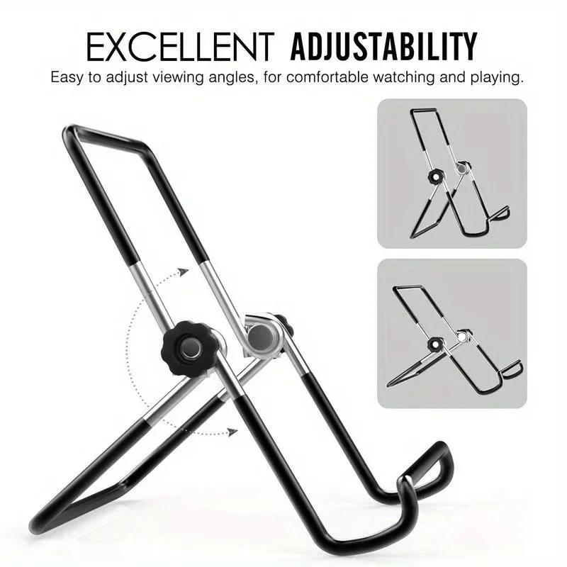 Taşınabilir Metal Tablet Standı Tutucu Katlanabilir Masa Esnek Telefon Standı iPad iPhone Samsung Huawei için Evde Çalışma Seyahat Evrensel