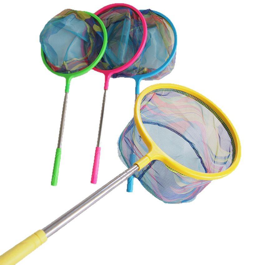 Children's Telescopic Mini Fishing Net for Insects & Butterflies - Colorful Outdoor Landing Net