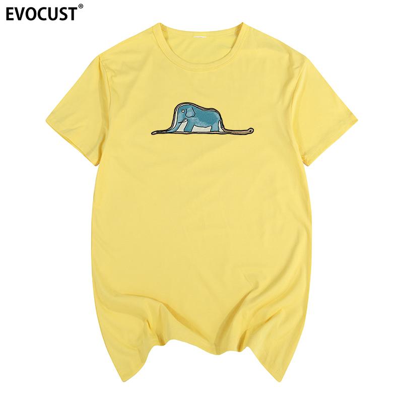 The Little Prince Boa constrictors eating an elephant Summer funny T-shirt Cotton Men T shirt New TEE TSHIRT Womens