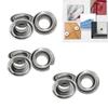 1000pcs Metal Material Metal Grommets 12mm Size Eyelet Kit Practical Leather Grommets  For Clothes