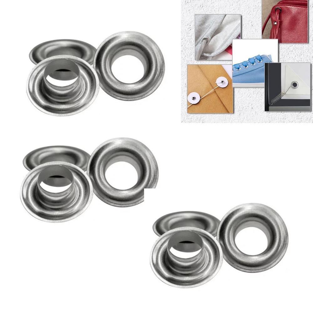 1000pcs Metal Material Metal Grommets 12mm Size Eyelet Kit Practical Leather Grommets For Clothes