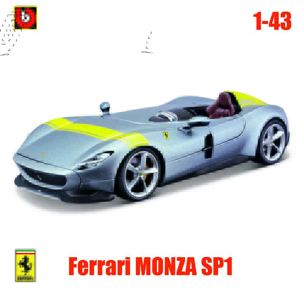 Bburago 1:43 Styles multiples Collection Ferrari Purosangue MONZA SP2 ROMA 250 Rossa 458 488 GTB F40 ENZO Jouet Modèle de voiture moulé sous pression
