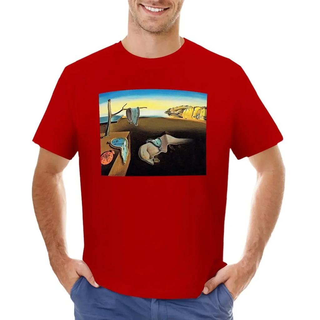 DALI, Salvador Dali, The Persistence of Memory, 1931. T-shirt Shirts Graphic Tees Plus Sizes Vintage Clothes Men T Shirts