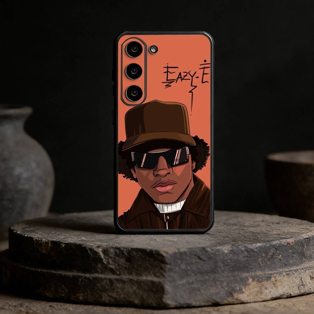 Rapper E-Eazy E Handyhülle Für Samsung Galaxy A13,21s,22,31,32,52,53,71,72,73,Weiche Schwarze Hülle