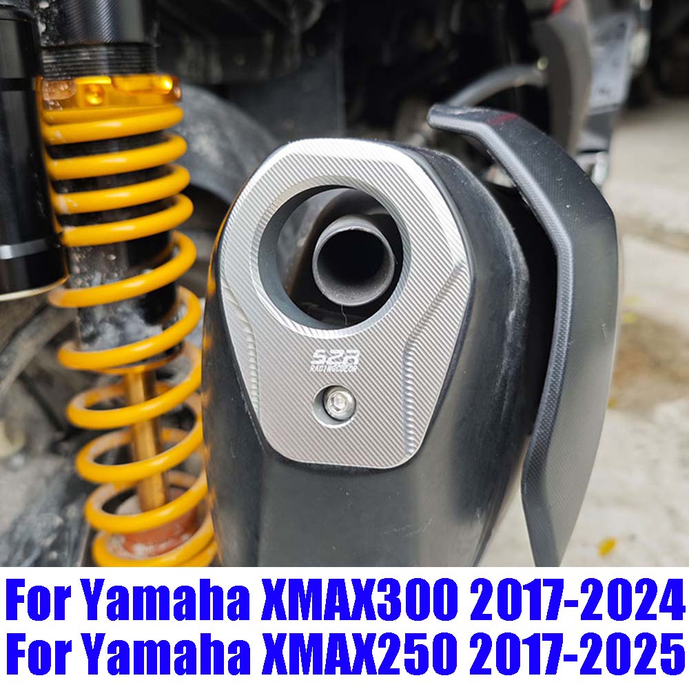 Motorcycle Accessories Exhaust Pipe Heat Shield Protector Guard Decorative Cover For YAMAHA XMAX 300 250 X-MAX XMAX300 XMAX250
