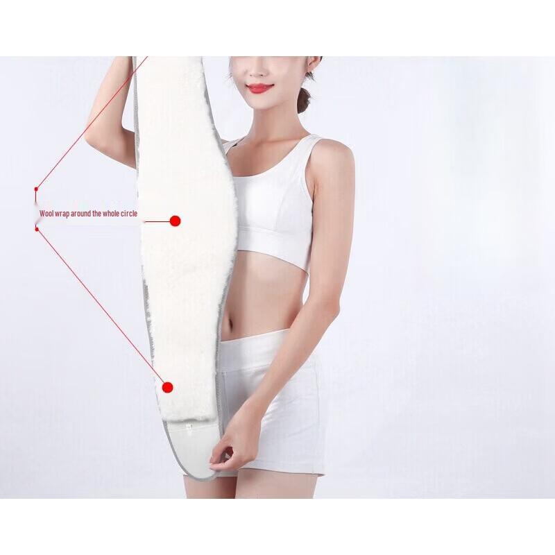 JINGGENG Unisex Thickened Wool Warm Waist Support Belt