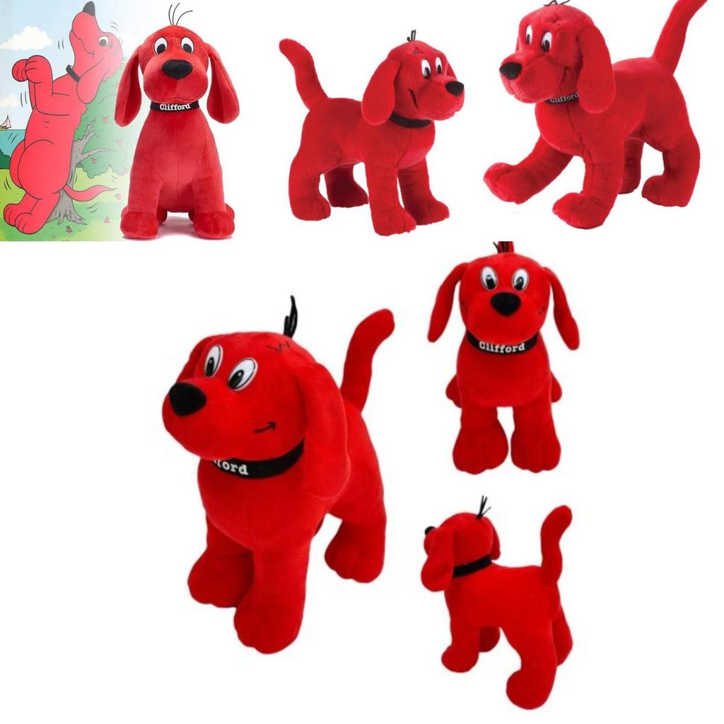 Mighty Clifford The Big Red Dog Plush Doll Super Soft And Cute Movie Series Toy